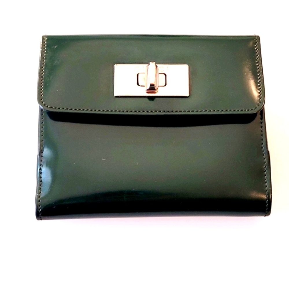 RARE GUCCI Vintage Dark Grn Wallet